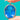 Georgian Era Queen Anne Blue Paste Faceted Pendant