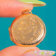 Antique 9ct Gold Engraved Round Locket