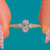 Art Deco 18ct Gold & Platinum 