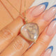 RARE Georgian 18ct Gold Faceted Heart Crystal Mourning Locket, c.1760
