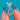 Vintage 18ct White Gold Aquamarine & Diamond Heart Pendant, view 5