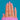Full hand view showing the elongated ring proportions (A0445)