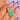 Angled detail of the pierced Jade carving and Gold cap (A0468)