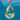 Art Deco Silver Pear-Cut Citrine Pendant with 18" Silver Chain, 41.70ct