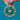 Georgian Green & White Paste Flower Cluster Pendant