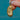 Antique 9ct Gold Engraved Lucky Bean Charm c.1900