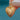 Antique 9ct Gold Repousse Puffy Heart Pendant