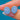 Antique 9ct Gold Pink Opal Stud Earrings