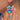 Art Deco Silver Blue Enamel Geometric Drop Earrings