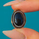 Victorian 9ct Gold Bulls Eye Banded Agate Pendant