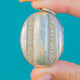 Victorian Sterling Silver Striped Embossed Floral Locket