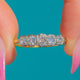 18ct Gold Diamond Five Stone Ring, 0.40ct