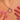Antique 9ct Gold & Niello Bolt Ring Clasp, close-up worn at the neckline