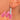 9ct Gold & Silver Egyptian Obelisk Blue Enamel Earrings, close worn view of the decorated face
