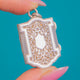 Beautiful Hand-Engraved Victorian Silver Shield Locket