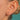 Classic 9ct Rose Gold Plump Stud Earrings