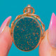 English 9ct Gold Fob Bloodstone & Carnelian Swivel Fob, 9.8g