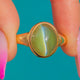Victorian 18ct Gold Cat's Eye Chrysoberyl Ring, 6.00ct Fine Chrysoberyl