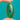 Large Antique 15ct Gold Malachite Pendant
