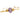 9ct Gold Amethyst Scottish Thistle Brooch, 4.90ct