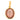Antique 18ct Gold Garnet Bezel-Set Charm, 1.45ct