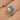 Art Deco 14ct Gold Blue Zircon Ring, 2.25ct