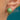 Art Deco 18ct Gold Amazonite Stud Earrings
