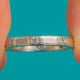 Art Deco Platinum Diamond Wedding Band c.1938, UK Size M.5