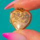 Dainty 9ct Gold Puffy Heart Engraved Locket