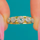 Victorian 18ct Gold Five-Stone Ring Diamond, 1.05ct