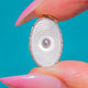 Art Deco 18ct Gold Mother-of-Pearl Oval Charm