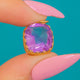 Ornate Victorian 15ct Gold Claw-Set Amethyst Charm