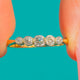 Art Deco 18ct Gold & Platinum Bezel-Set Diamond Five Stone Ring, 0.20cts